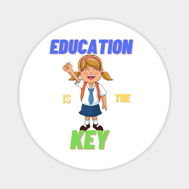 Education is the key Magnet by CazzyShop